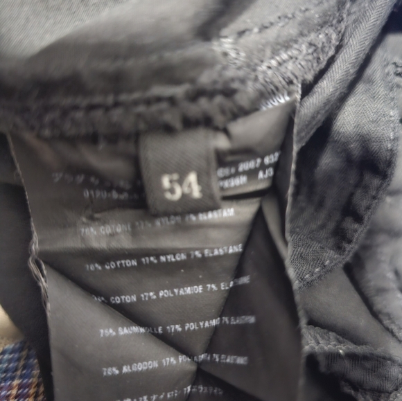 Prada Sport Vintage  Black Minimalist Chino Pants Men's size 54 (US 38) - Picture 5 of 6